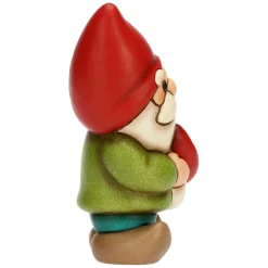 THUN Gnomo Oliver con fungo rosso in ceramica Bosco Magico* Bomboniere Cresima|Bomboniere Comunione