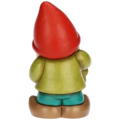 THUN Gnomo Oliver con quadrifoglio portafortuna in ceramica Inverno Incantato, medio* Figure