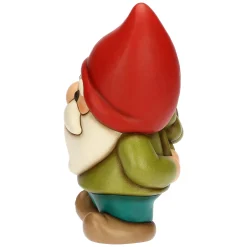 THUN Gnomo Oliver con quadrifoglio portafortuna in ceramica Inverno Incantato, maxi* Figure