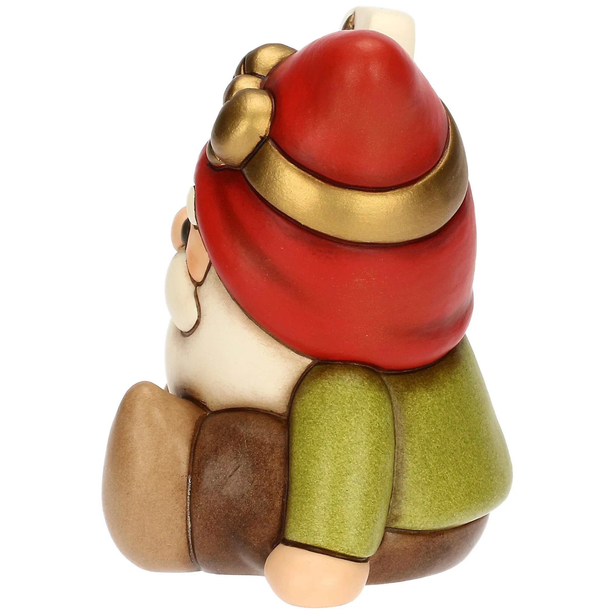 THUN Gnomo Oliver in ceramica con scritta Auguri* Addobbi Natalizi