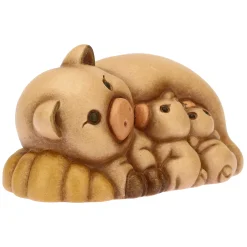 THUN Gruppo maialini con cuccioli Presepe Classico* Presepe