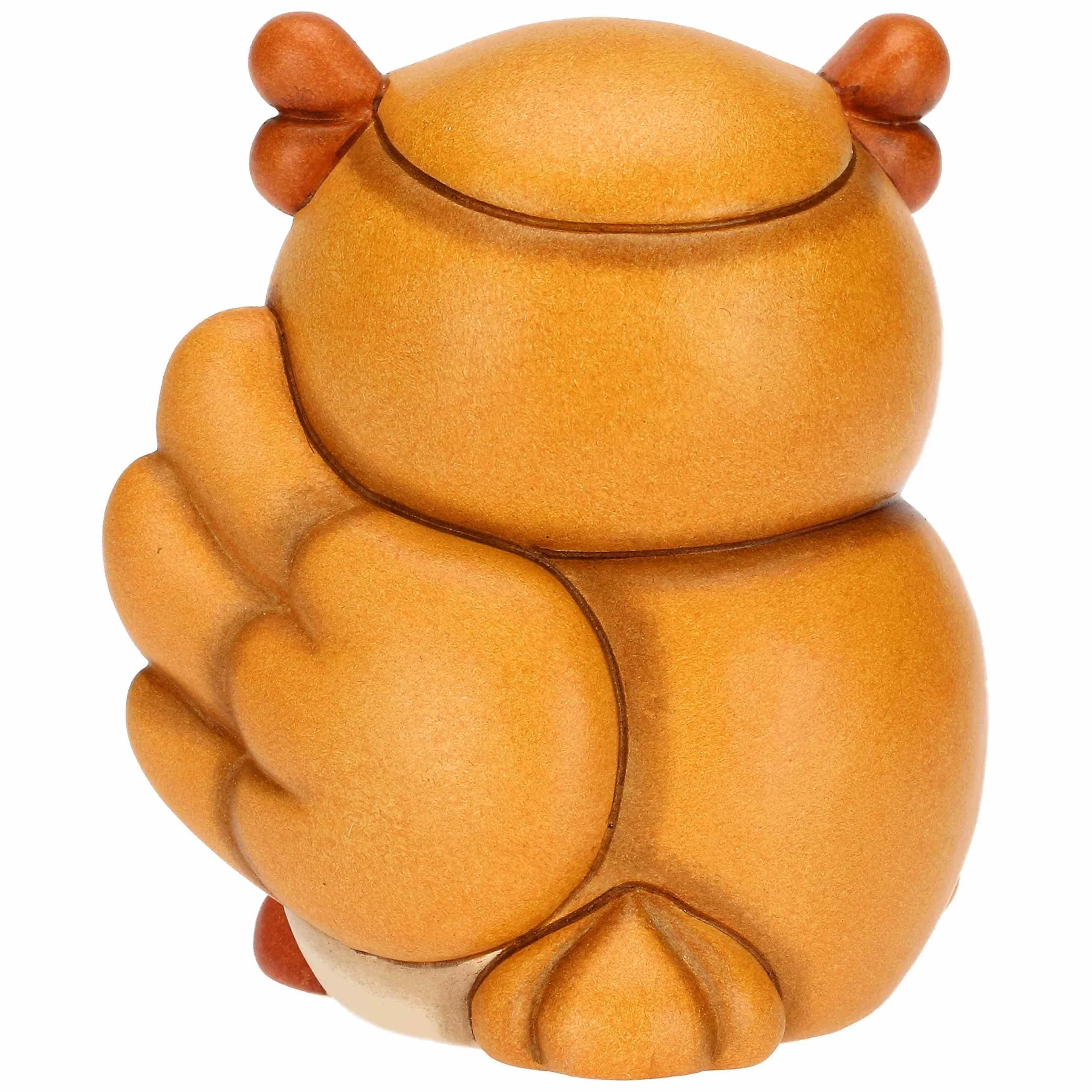 THUN Gufo Lucky giallo con quadrifoglio in ceramica Racconti d'Autunno* Animali E Mini Animali|Figure