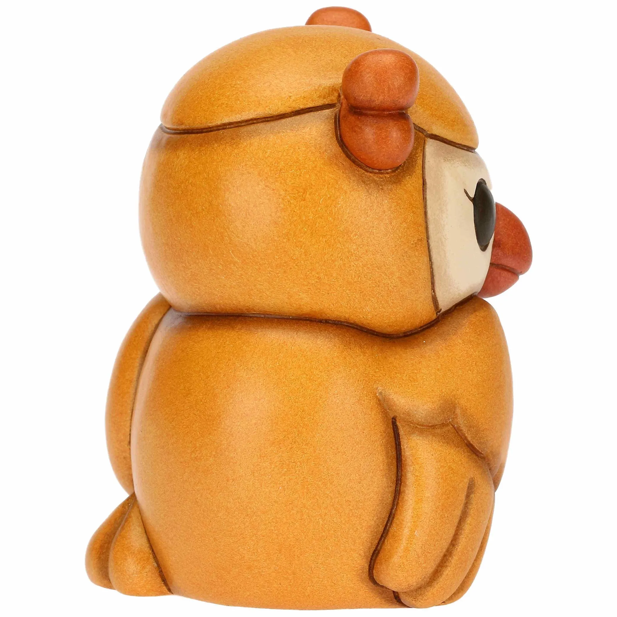 THUN Gufo Lucky giallo con quadrifoglio in ceramica Racconti d'Autunno* Animali E Mini Animali|Figure