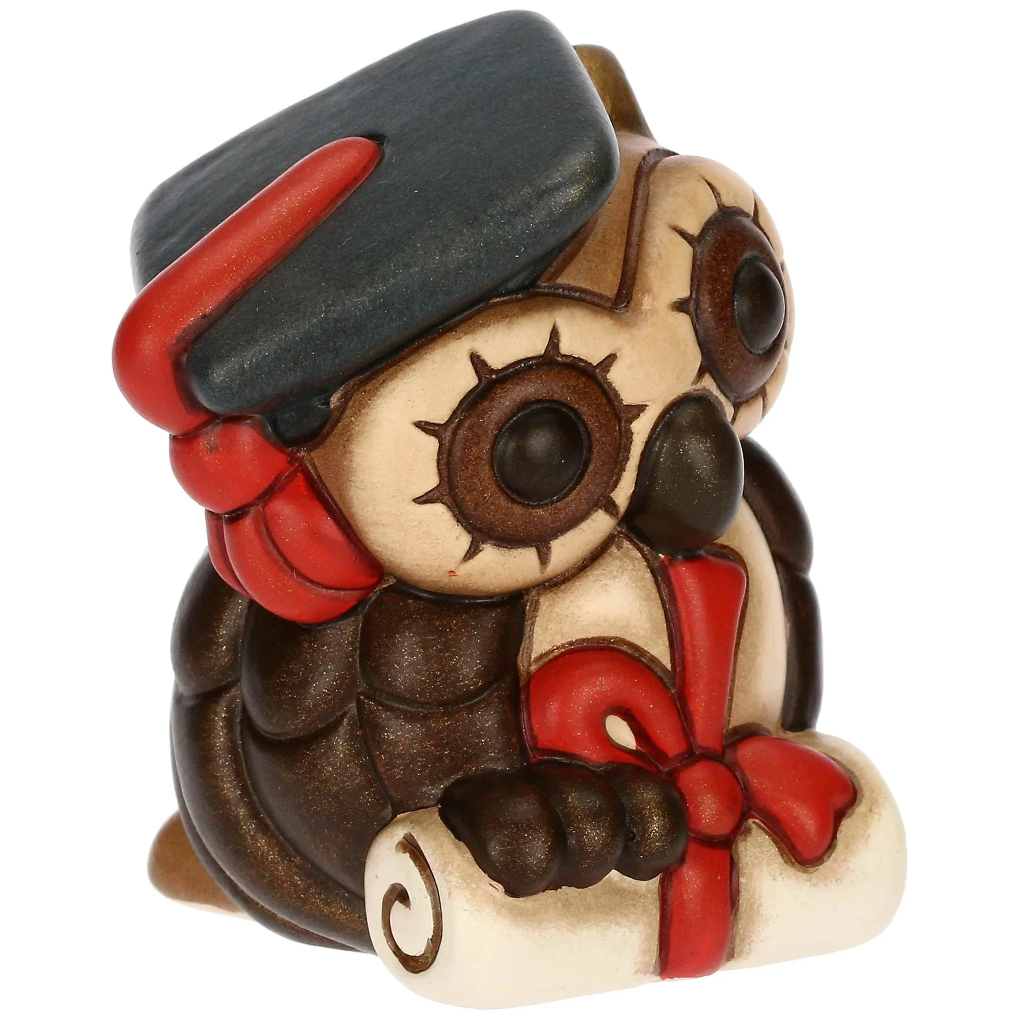 THUN Gufo Lucky laurea in ceramica, piccolo* Animali E Mini Animali|Bomboniere Laurea