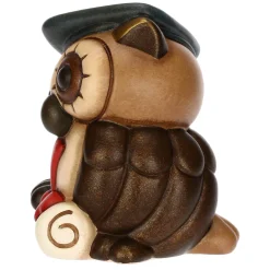 THUN Gufo Lucky laurea in ceramica, piccolo* Animali E Mini Animali|Bomboniere Laurea