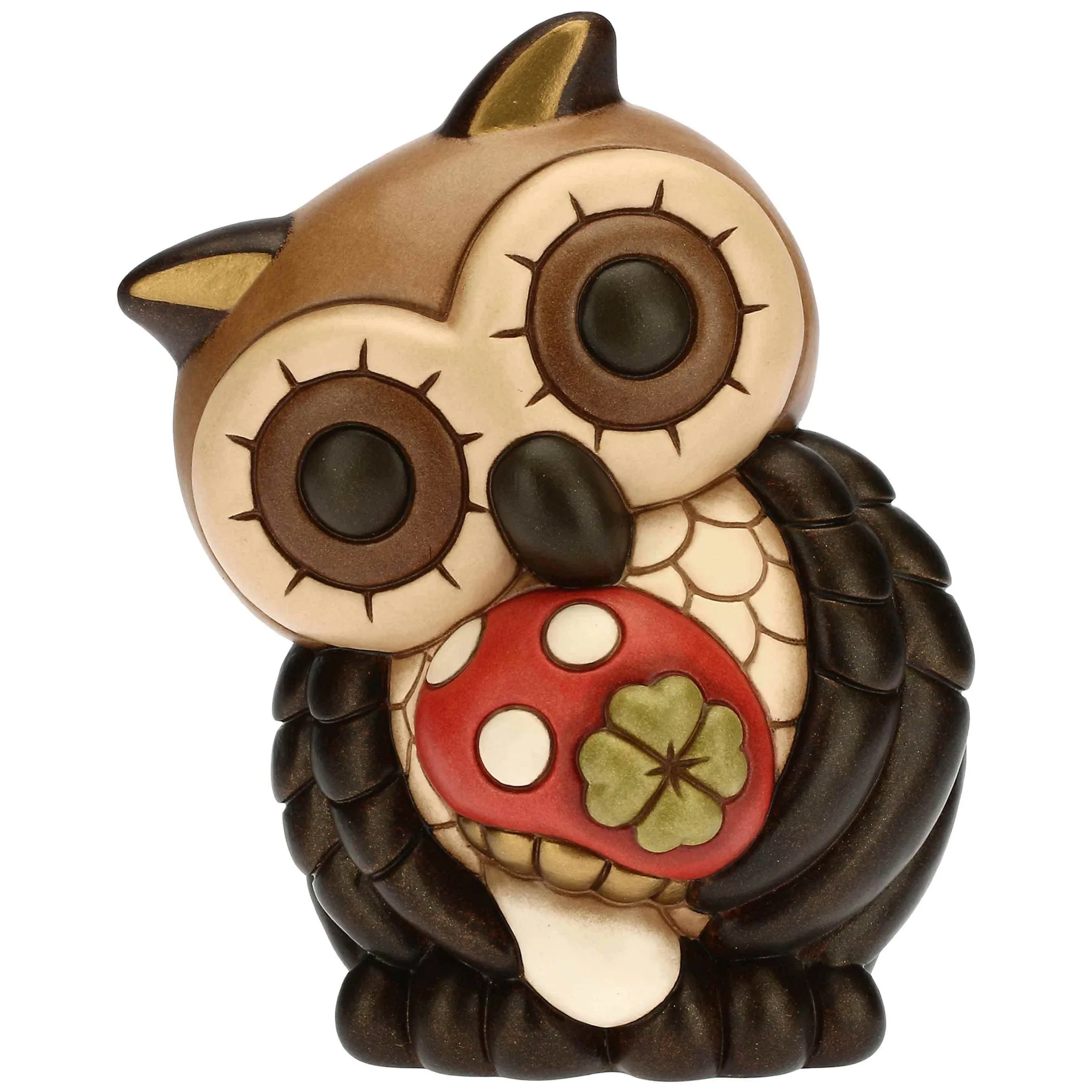 THUN Gufo saggio con fungo medio* Animali E Mini Animali|Figure