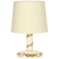 THUN Lampada con margherite e fiocco in ceramica, media* Lampade