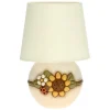 THUN Lampada da tavolo Country con girasole e coccinella portafortuna piccolo* Country|Lampade