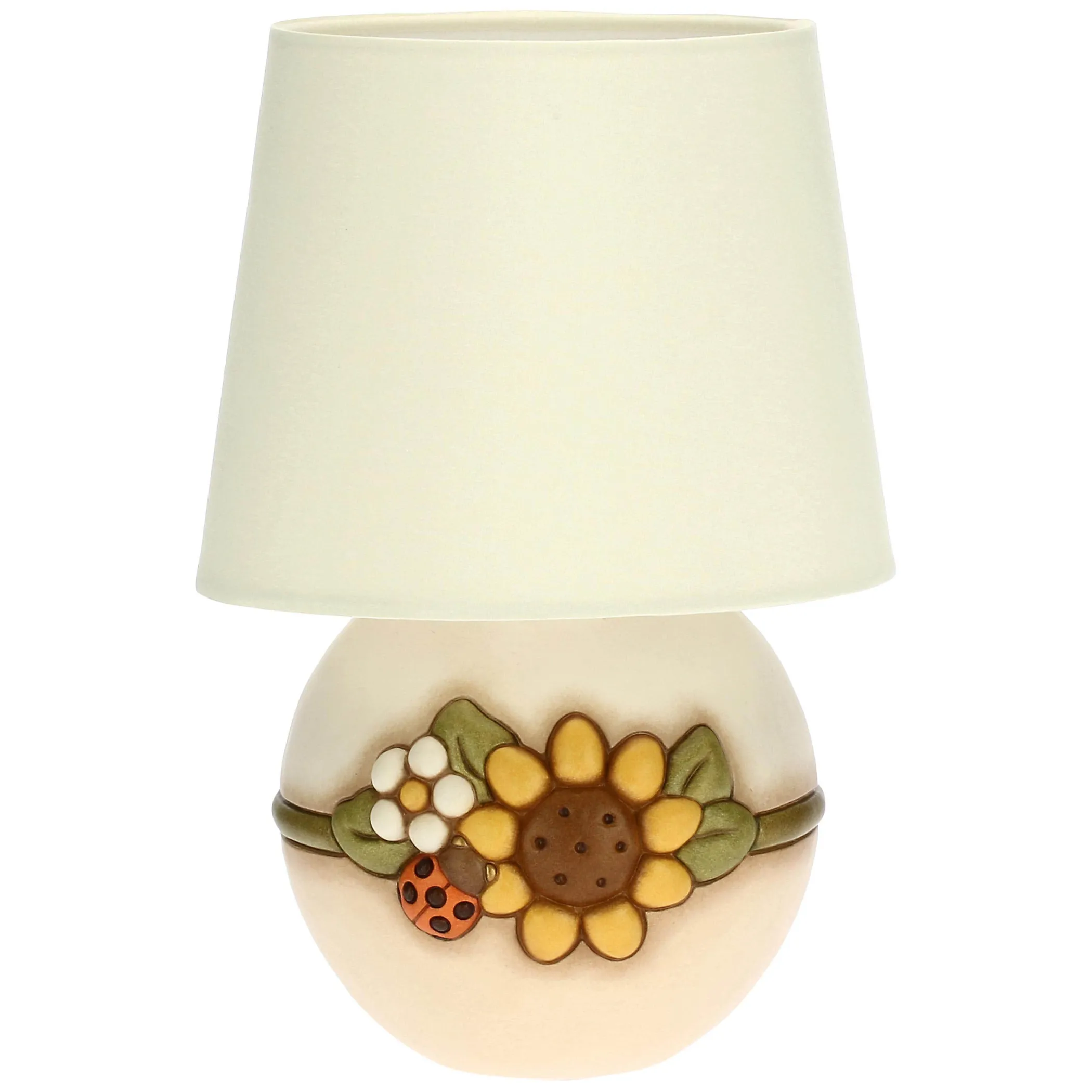 THUN Lampada da tavolo Country con girasole e coccinella portafortuna piccolo* Country|Lampade