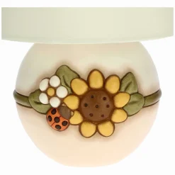 THUN Lampada da tavolo Country con girasole e coccinella portafortuna piccolo* Country|Lampade