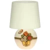 THUN Lampada da tavolo Country con fiori e farfalla grande* Country|Lampade