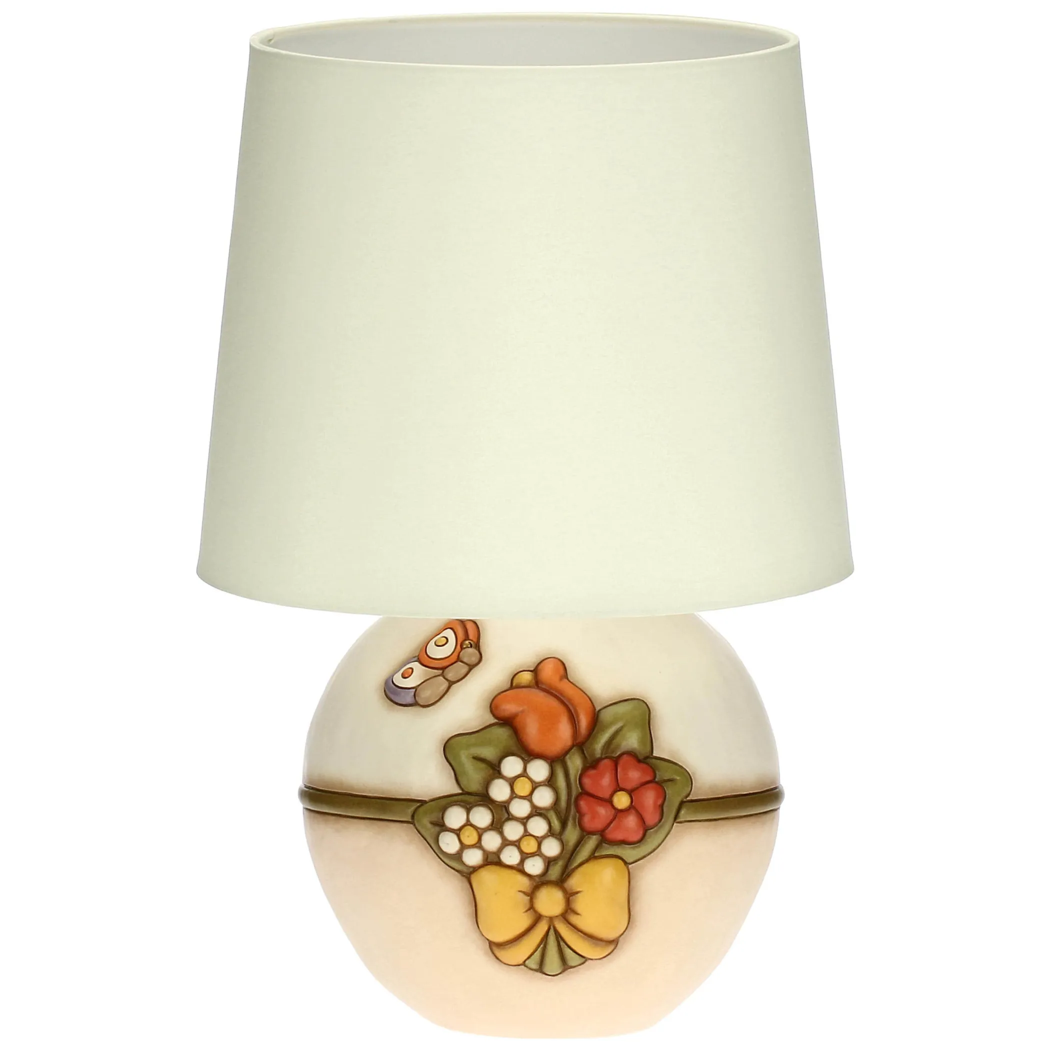 THUN Lampada da tavolo Country con fiori e farfalla grande* Country|Lampade