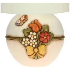 THUN Lampada da tavolo Country con fiori e farfalla grande* Country|Lampade