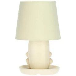 THUN Lampada in ceramica bianca con girasole* Elegance|Lampade