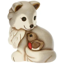 THUN Lupo Noah con pettirosso Regali d'inverno medio* Animali E Mini Animali|Figure