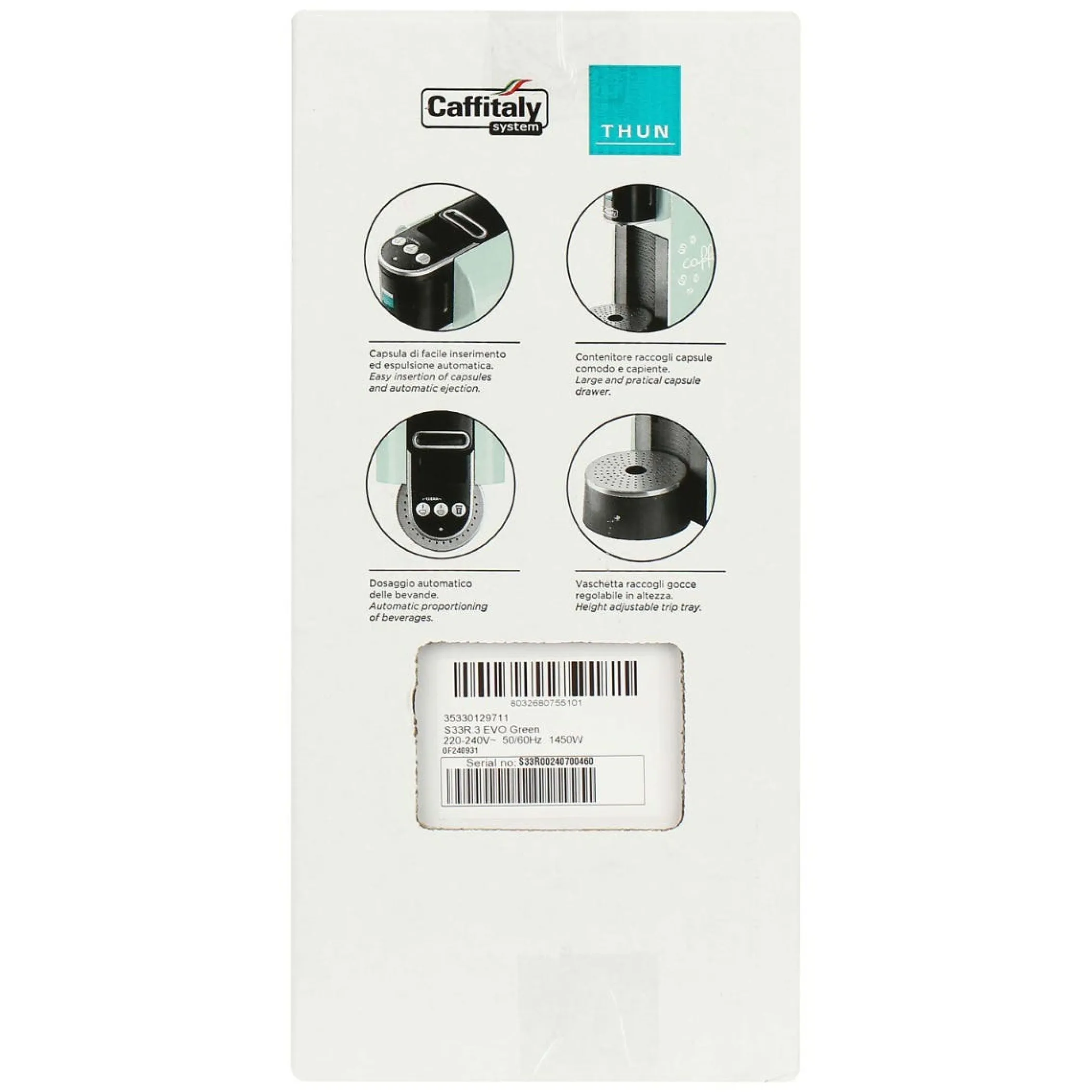 THUN Macchina da caffè -Caffitaly* Regali Per Chi Ama Cucinare|Teiere, Caffettiere