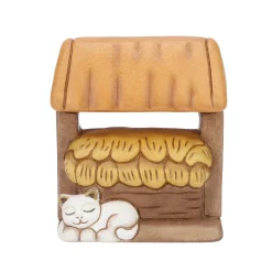 THUN Mangiatoia con gatto Presepe Classico* Presepe