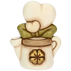 THUN Mini annaffiatoio in ceramica con cuore* Bomboniere Cresima|Bomboniere Comunione