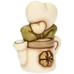 THUN Mini annaffiatoio in ceramica con cuore* Bomboniere Cresima|Bomboniere Comunione