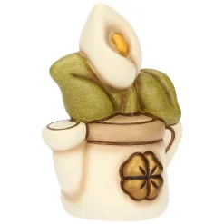 THUN Mini annaffiatoio in ceramica con calla* Bomboniere Cresima|Bomboniere Comunione