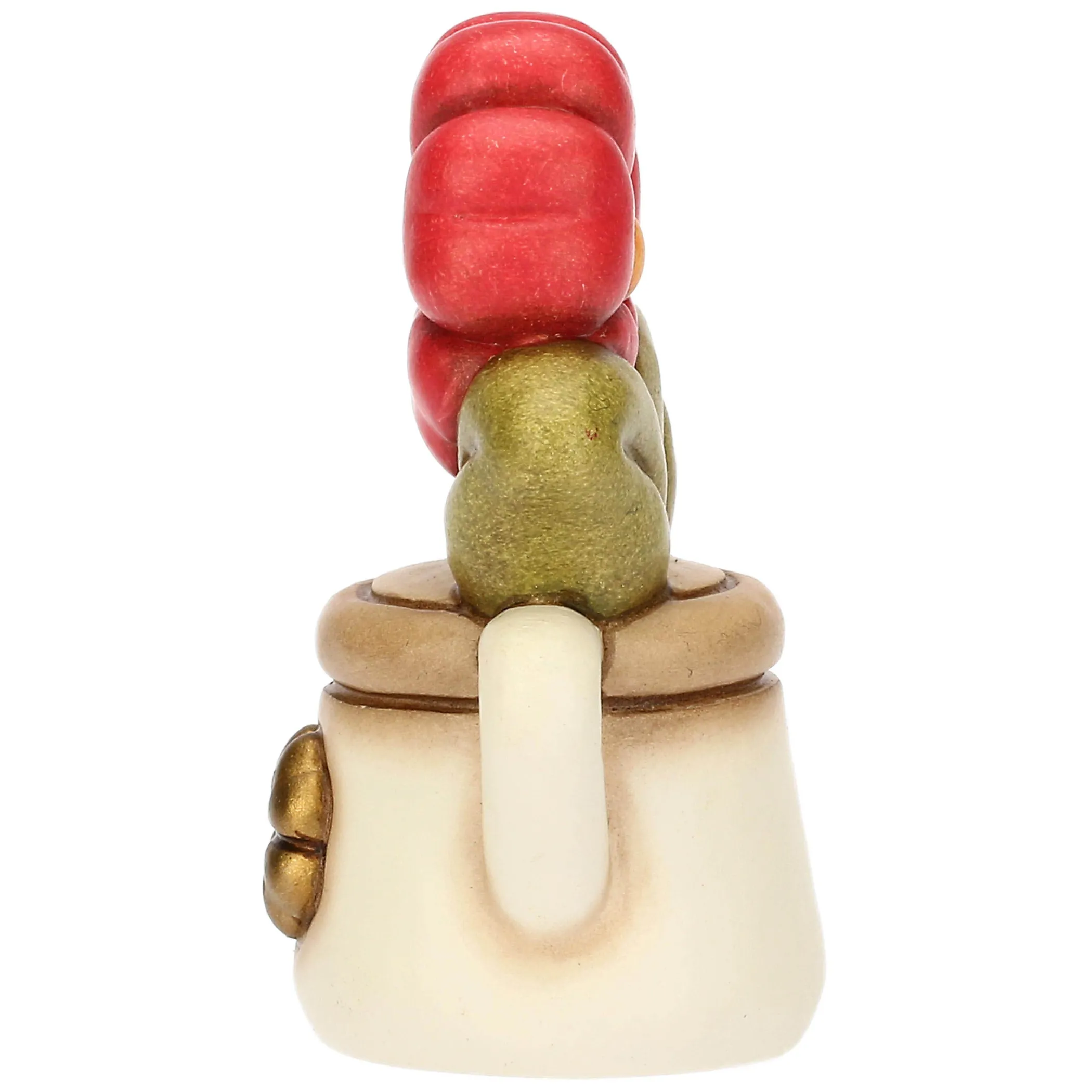 THUN Mini annaffiatoio in ceramica con primula* Bomboniere Cresima|Bomboniere Comunione