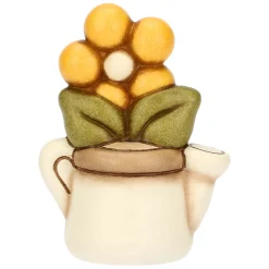 THUN Mini annaffiatoio in ceramica con margherita* Bomboniere Cresima|Bomboniere Comunione