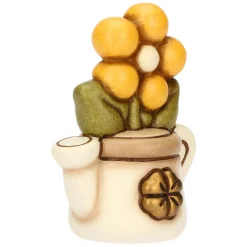 THUN Mini annaffiatoio in ceramica con margherita* Bomboniere Cresima|Bomboniere Comunione