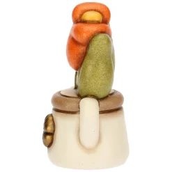 THUN Mini annaffiatoio in ceramica con tulipano* Bomboniere Cresima|Bomboniere Comunione