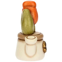 THUN Mini annaffiatoio in ceramica con tulipano* Bomboniere Cresima|Bomboniere Comunione