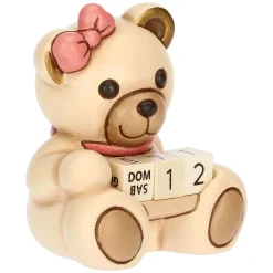 THUN Mini calendario Teddy lei in ceramica* Teddy|Bomboniere Cresima