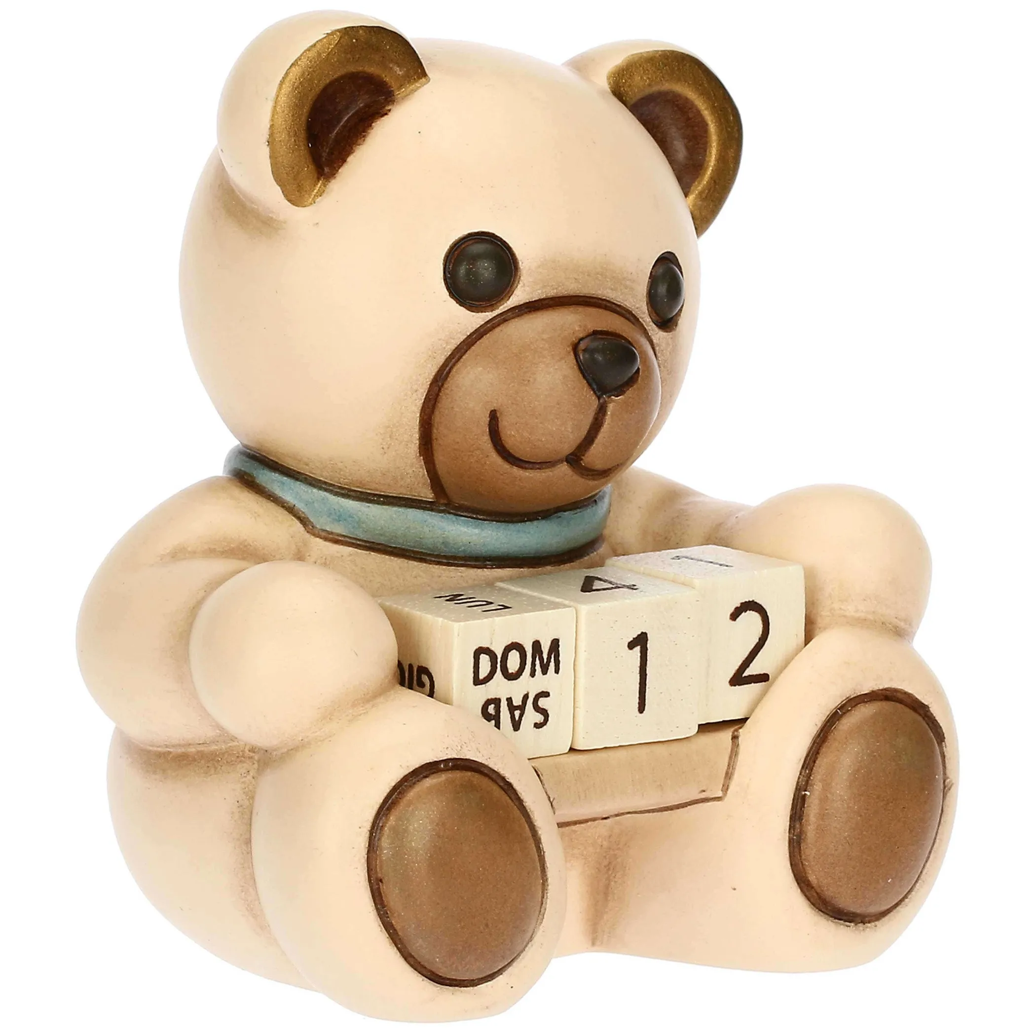 THUN Mini calendario Teddy lui in ceramica* Teddy|Bomboniere Cresima