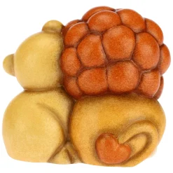 THUN Mini coppia leoni con quadrifoglio portafortuna* Animali E Mini Animali|Addobbi Natalizi