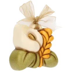 THUN Mini formella in ceramica calla e spiga* Bomboniere Comunione|Bomboniere Cresima