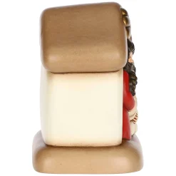 THUN Mini presepe con capanna e Sacra Famiglia in ceramica* Presepe