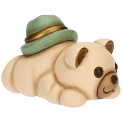THUN Mini Teddy in ceramica con cappello lui* Teddy|Bomboniere Cresima