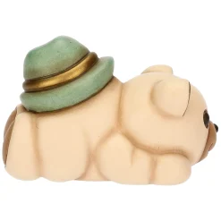 THUN Mini Teddy in ceramica con cappello lui* Teddy|Bomboniere Cresima