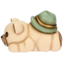 THUN Mini Teddy in ceramica con cappello lui* Teddy|Bomboniere Cresima