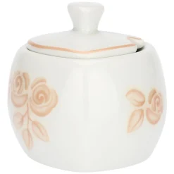 THUN Mini zuccheriera in porcellana a forma di cuore con cucchiaino* Bomboniere Anniversario|Bomboniere Cresima