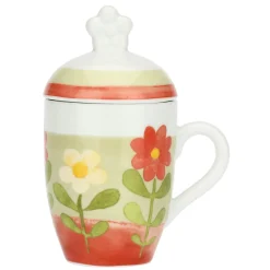 THUN Mug con coperchio in porcellana Florianne* Mug Tazze E Tisaniere
