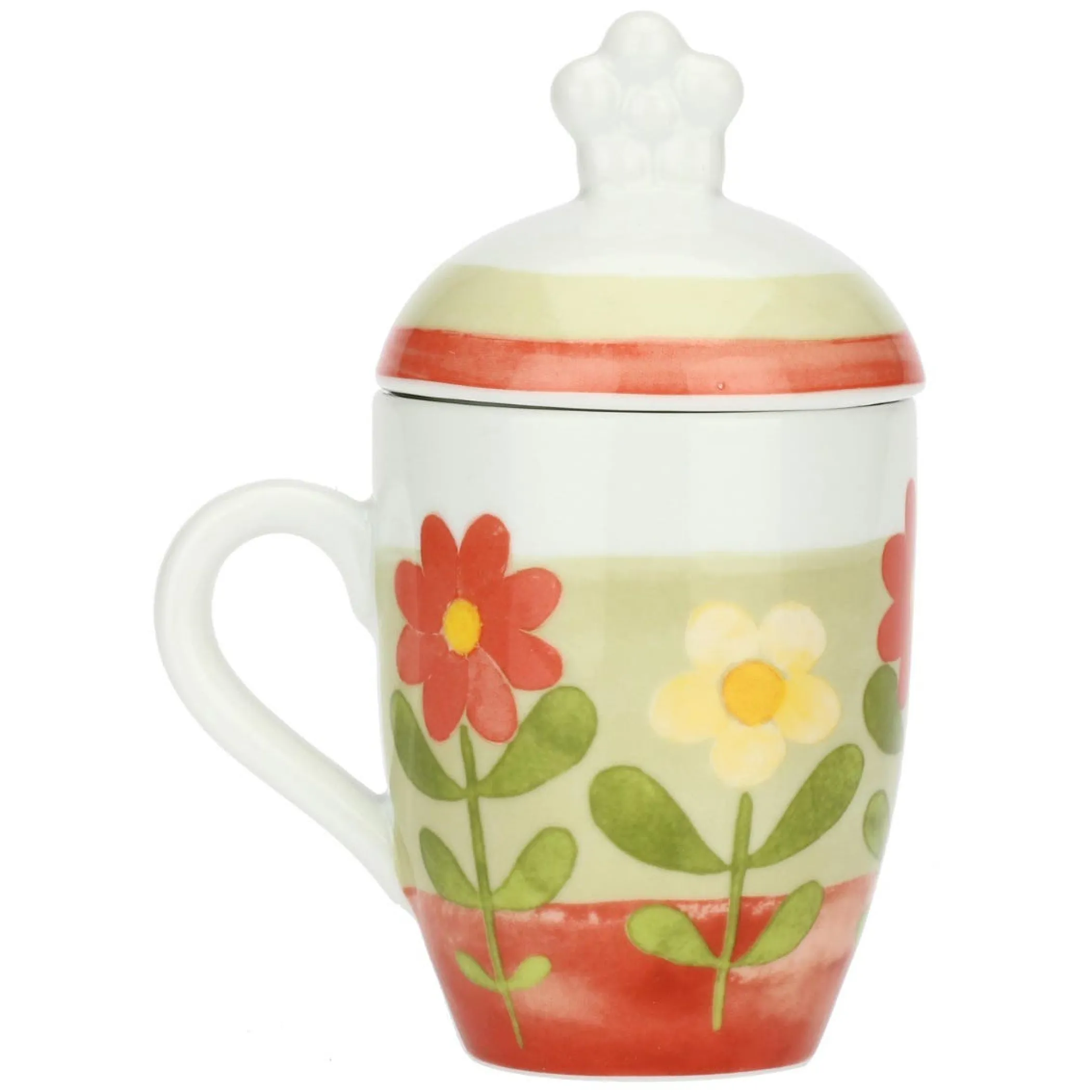 THUN Mug con coperchio in porcellana Florianne* Mug Tazze E Tisaniere