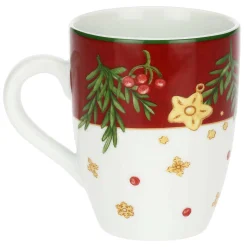 THUN Mug con decori in porcellana Sorprese di Natale* Mug Tazze E Tisaniere|Accessori Natalizi Per La Tavola