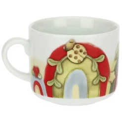 THUN Mug con vassoio ovale in porcellana Bosco Magico* Mug Tazze E Tisaniere