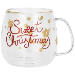 THUN Mug in vetro doppio strato Sweet Christmas* Accessori Natalizi Per La Tavola|Mug Tazze E Tisaniere