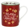 THUN Mug rossa in porcellana Sorprese di Natale* Accessori Natalizi Per La Tavola