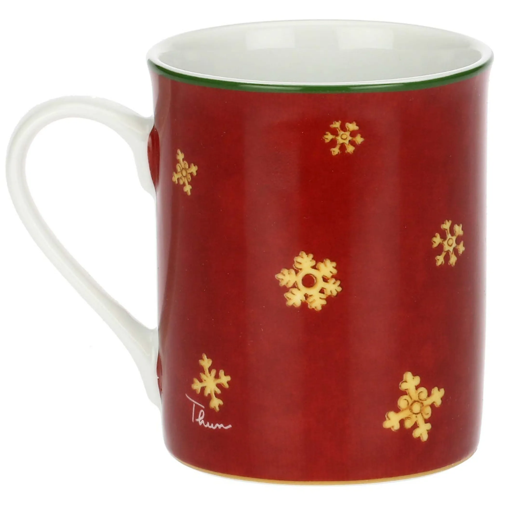 THUN Mug rossa in porcellana Sorprese di Natale* Accessori Natalizi Per La Tavola