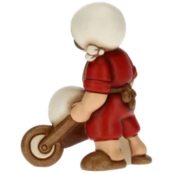 THUN Mugnaio con carriola Presepe Classico rosso* Presepe