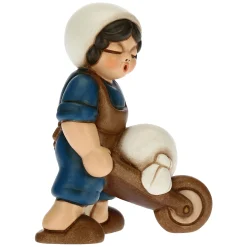 THUN Mugnaio con carriola Presepe Classico blu* Presepe