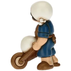 THUN Mugnaio con carriola Presepe Classico blu* Presepe