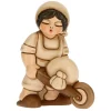 THUN Mugnaio con carriola Presepe Classico beige* Presepe