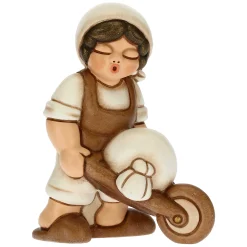 THUN Mugnaio con carriola Presepe Classico bianco* Presepe